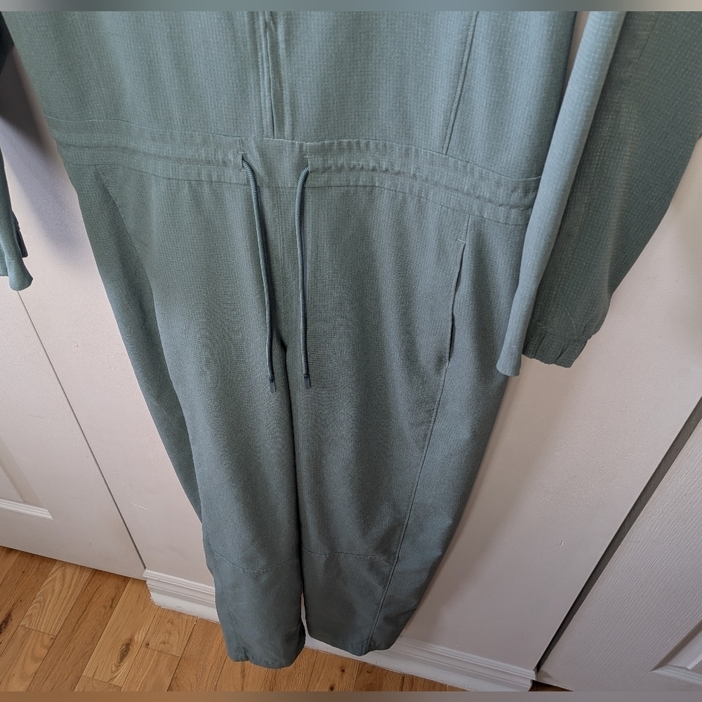 Lululemon Ventlight Zippered Jumpsuit Size 4 Color Tidewater Teal With Pockets - Picture 8 of 16